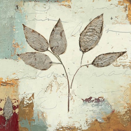 Silver Leaves III by James Wiens art print