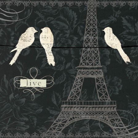 Love Paris I by Emily Adams art print