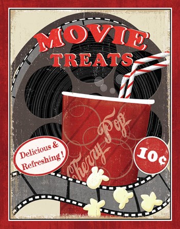 At the Movies II by Veronique Charron art print