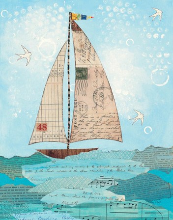 Coastal Notes I by Courtney Prahl art print