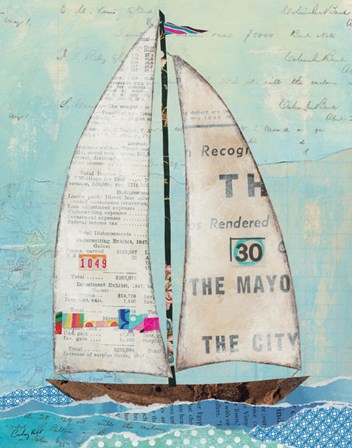 At the Regatta III by Courtney Prahl art print