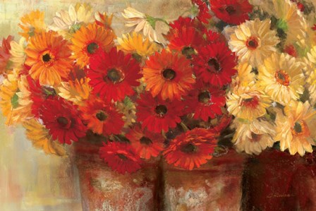 Chelsea Gerberas by Carol Rowan art print