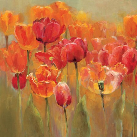 Tulips in the Midst III Crop by Marilyn Hageman art print