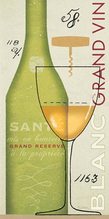 Grand Vin Blanc by Sue Schlabach art print