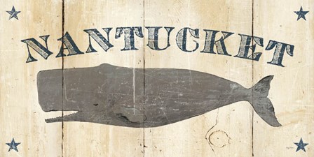 Nantucket Whale by Avery Tillmon art print