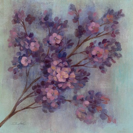 Twilight Cherry Blossoms I by Silvia Vassileva art print
