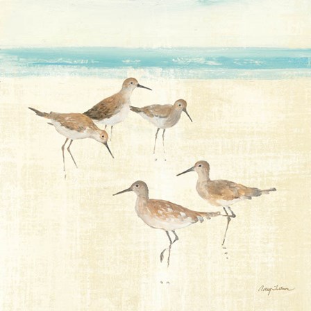 Sand Pipers Square I by Avery Tillmon art print