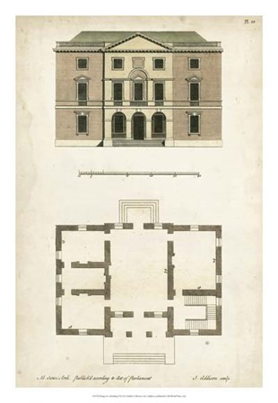 Design for a Building II by J Addison art print