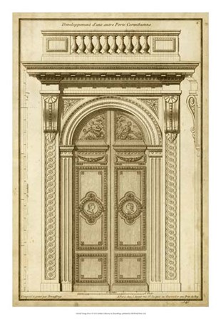 Vintage Door I by Jean F. De Neufforge art print