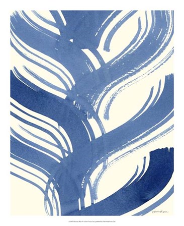 Macrame Blue IV by Vanna Lam art print