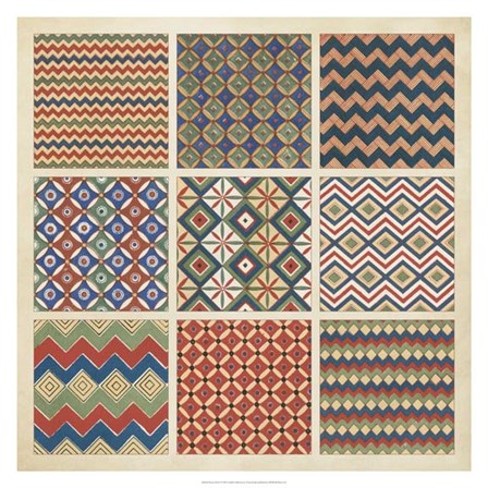 Pattern Patch I by Vision Studio art print