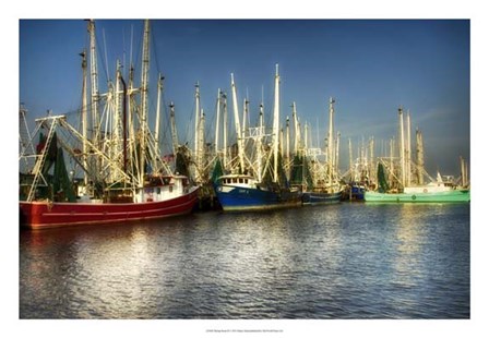 Shrimp Boats II by Danny Head art print