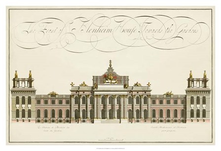 Blenheim House art print