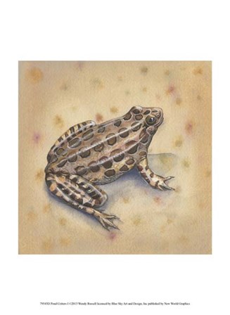 Pond Critters I by Wendy Russell art print