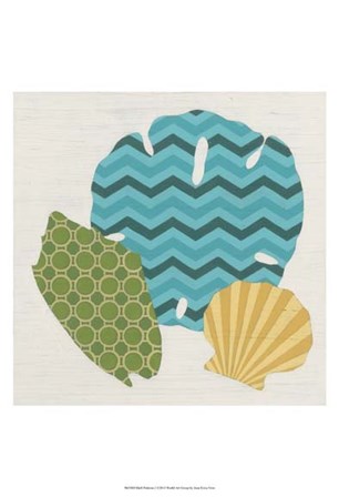 Shell Patterns I by June Erica Vess art print