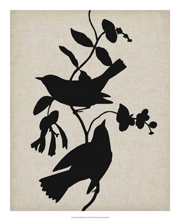 Audubon Silhouette IV by Vision Studio art print