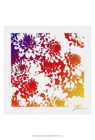 Floral Brights III by James Burghardt art print