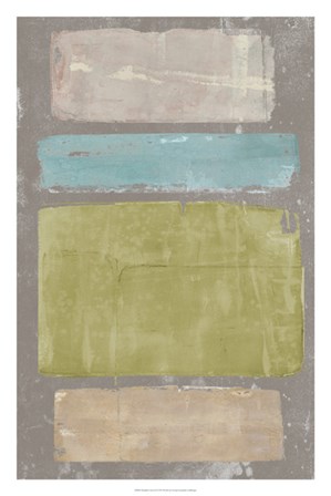 Panelled Colors II by Jennifer Goldberger art print