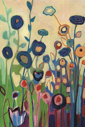 Meet Me In My Garden Dreams Pt. 1 by Jennifer Lommers art print