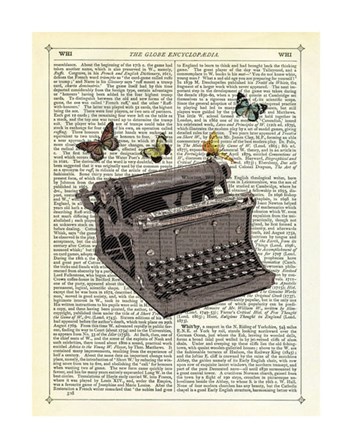 Typewriter by Marion McConaghie art print