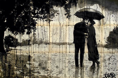 Rainy Day Rendezvous by Loui Jover art print