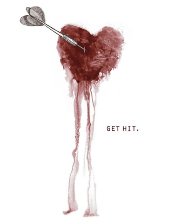 Get Hit by Urban Cricket art print