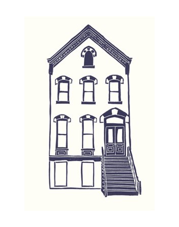 Williamsburg Building 5 (Next Door on Maujer) by Live from bklyn art print