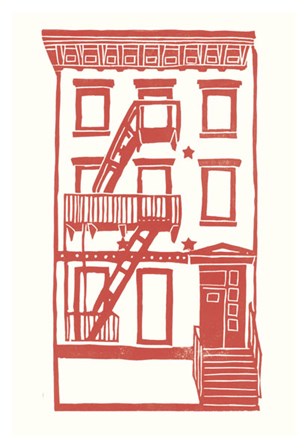 Williamsburg Building 7 (S. 4th and Driggs Ave.) by Live from bklyn art print