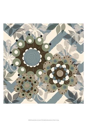 Chambray Rosettes &amp; Finials I by Jade Reynolds art print