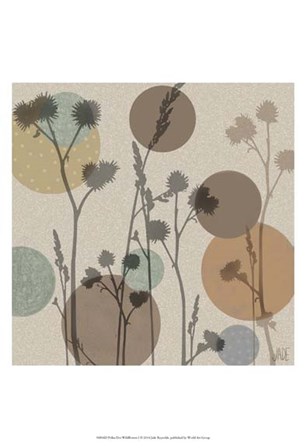 Polka-Dot Wildflowers I by Jade Reynolds art print