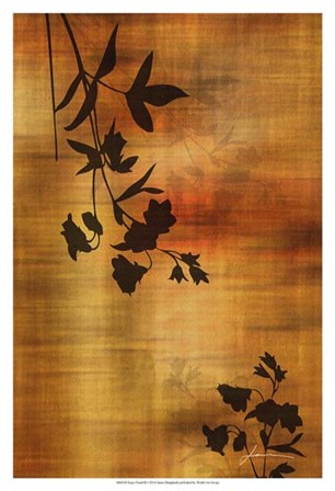 Sepia Floral II by James Burghardt art print