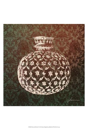 Patterned Bottles I by James Burghardt art print