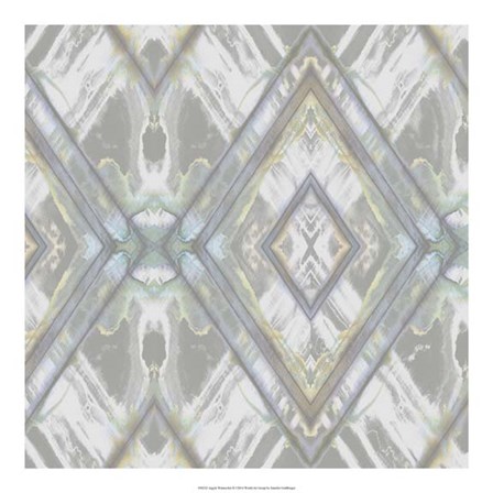 Argyle Watercolor II by Jennifer Goldberger art print