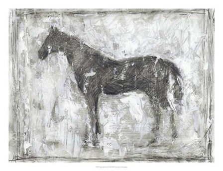 Equine Silhouette II by Ethan Harper art print