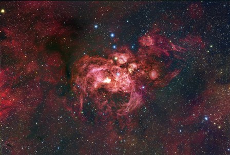 Emission Nebula Located in the Constellation Scorpius (NGC 6357) by Robert Gendler/Stocktrek Images art print