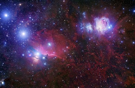The Belt Stars of Orion by Robert Gendler/Stocktrek Images art print