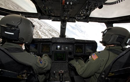 Cockpit View of a CV-22 Osprey by HIGH-G Productions/Stocktrek Images art print