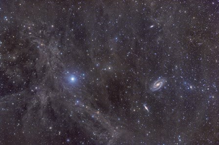 Galaxies M81 and M82 by John Davis/Stocktrek Images art print