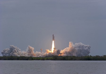 Space Shuttle Atlantis (final launch) by John Davis/Stocktrek Images art print