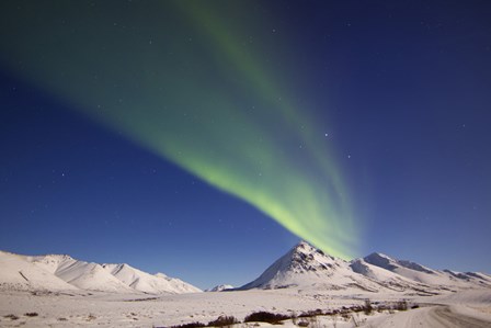 Aurora Borealis over Ogilvie Mountains, Canada by Joseph Bradley/Stocktrek Images art print