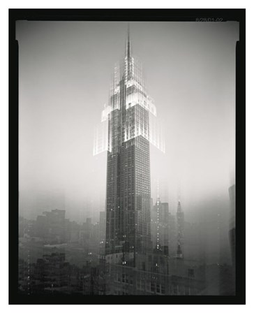 Empire State Building Motion Landscape #2 by Len Prince art print