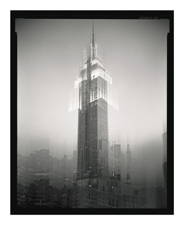 Empire State Building Motion Landscape #2 by Len Prince art print