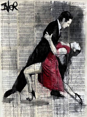 Midnight Tango by Loui Jover art print