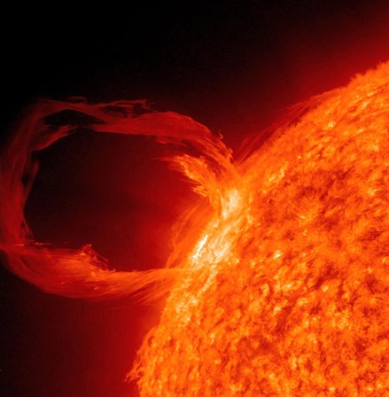 Close-up of a Solar Eruptive Prominence by Stocktrek Images art print