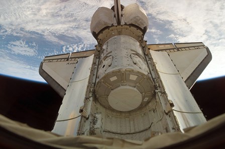 The Harmony Node in Space Shuttle Discovery&#39;s Cargo Bay by Stocktrek Images art print