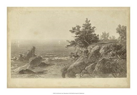 On the Beverly Coast, Massachusetts by R. Hinshelwood art print