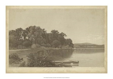 Mouth of the Moodna on the Hudson by R. Hinshelwood art print