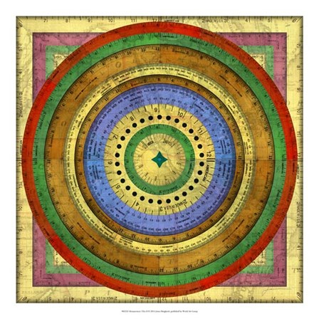 Measurement Tiles II by James Burghardt art print