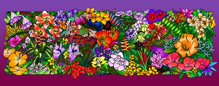Kvilleflowers 1 by Howie Green art print