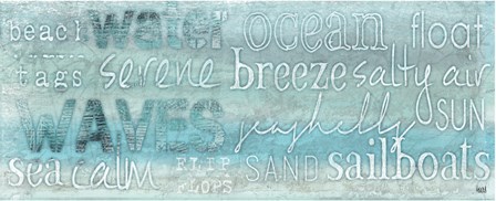 Seascape Sentiment II by Hartworks art print